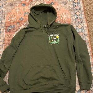 Riot Society Forest Green Hoodie